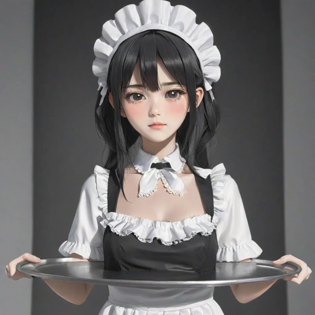 <lora:breasts on tray XL:0.6> breasts on tray, flat chested waitress, maid headdress, <lora:flat_chested_with_top-v0.9:1.5>, dress, <lora:EnvyCuteSliderXL01:-1>, <lora:BoutXOval_SDXL_dim32-000005:-1> boutx clothes