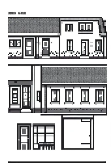 <lora:Grienden_Style_Revisited:0.8>, griendenstyle, black and white, illustration, house