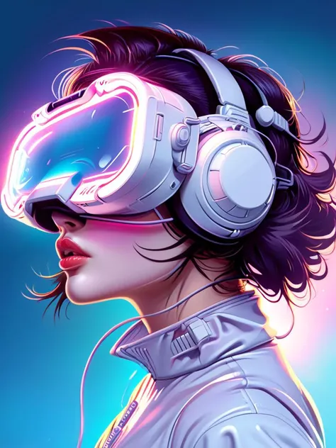 masterpiece,high resolution,<lora:retro-neon-xl-style:1>,
retro_neon, solo, headphones, head-mounted display, parted lips, from side, goggles, 1girl