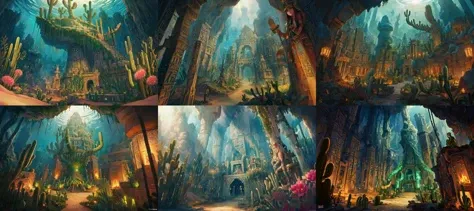 (otherworldly, otherworldly atmosphere, otherworldly appearance), highly insanely detailed, masterpiece, top quality, best quality, highres, 4k, 8k, RAW photo, collar, earrings, jewelry, necklace, armlet, 
(long_hair, long hair, random colors cloth, random colors hair, random long hair, dynamic hair, glowing hair, hair over one eye), 
(eyelashes, eyeliner, eyeshadow, eyelashes), 
pink lipstick, 
natural makeup, 
((ancient egyptian theme:1.2)), golden ornaments, 
1girl, (portrait:0.4), nsfw, 
((desert, Mexico, cacti, underwater)), 
a grove of mechanical trees swaying to the rhythm of coded breezes, (tranquil:0.6), (serene:0.5), 
long messy hair, 
1girl, (from below), 
a large fantasy dwarf settlement underground, magical lights, forge and furnace, DwaRe, <lora:DwarvenRealms-10:0.7>, in the style of Tolkien, Middle Earth, Moria, epiCPhoto, 
(moss vines), (fantasy world)