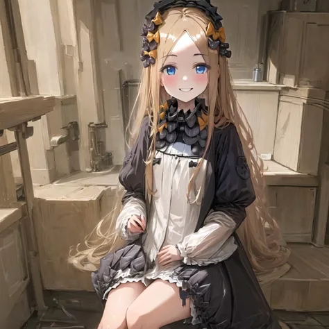 masterpiece, best quality, 1girl, smile, Abigail
