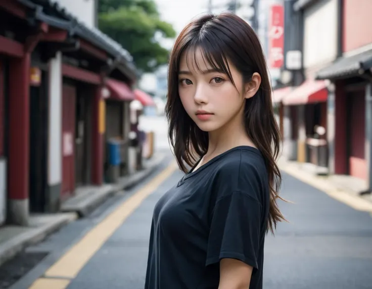photorealistic,japanese, 1girl,face focus,detailed face,standing,
