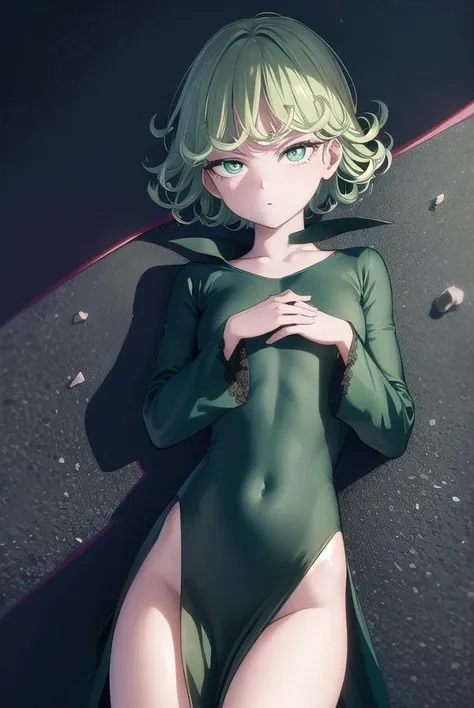 opmtatsumaki, <lora:opm tatsumaki manga-lora-nochekaiser:1>,
tatsumaki, short hair, curly hair, green hair, (green eyes:1.5),
BREAK long sleeves, dress,
BREAK outdoors,
BREAK looking at viewer, (cowboy shot:1.5),
BREAK <lyco:GoodHands-beta2:1>, (masterpiece:1.2), best quality, high resolution, unity 8k wallpaper, (illustration:0.8), (beautiful detailed eyes:1.6), extremely detailed face, perfect lighting, extremely detailed CG, (perfect hands, perfect anatomy),