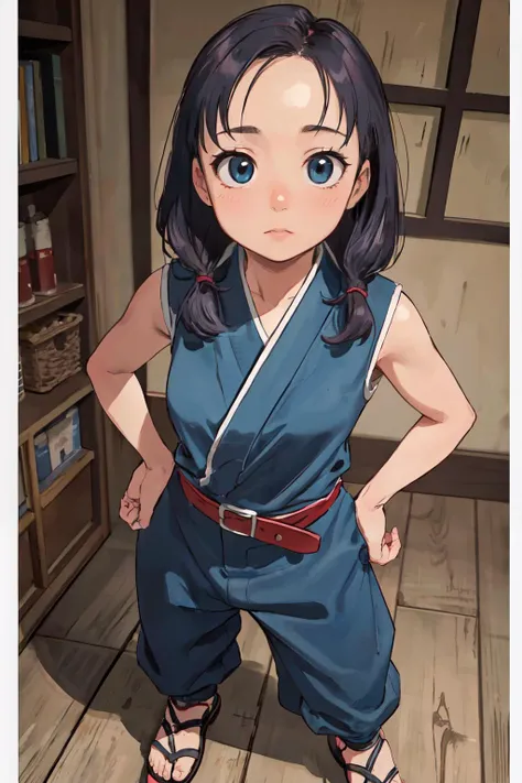 ninjahattori, (best quality, masterpiece, RAW photo,ultra-detailed:1.2), <lyco:GoodHands-beta2:1.0>,1girl,solo,
<lyco:ARWNinjaHattori:0.95>
ninja, blue costume, sandals, red belt,standing, cowboy shot,