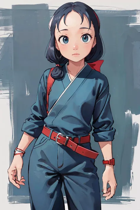 ninjahattori, dynamic ungle, sytlish ungle, (best quality, masterpiece, RAW photo,ultra-detailed:1.2), <lyco:GoodHands-beta2:1.0>,1girl,solo,
<lyco:ARWNinjaHattori:1.05>
ninja, blue costume, sandals, red belt,standing, cowboy shot,
