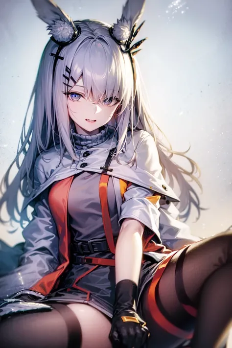 FrostNova,sitting, ,spread legs,