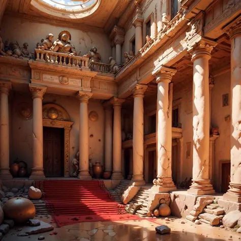 A marble hall in the style of sp4rt4