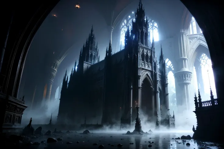 RAW photo of and, dark, giant, gothic, shining, the, through, with <lora:DarkElves:1>