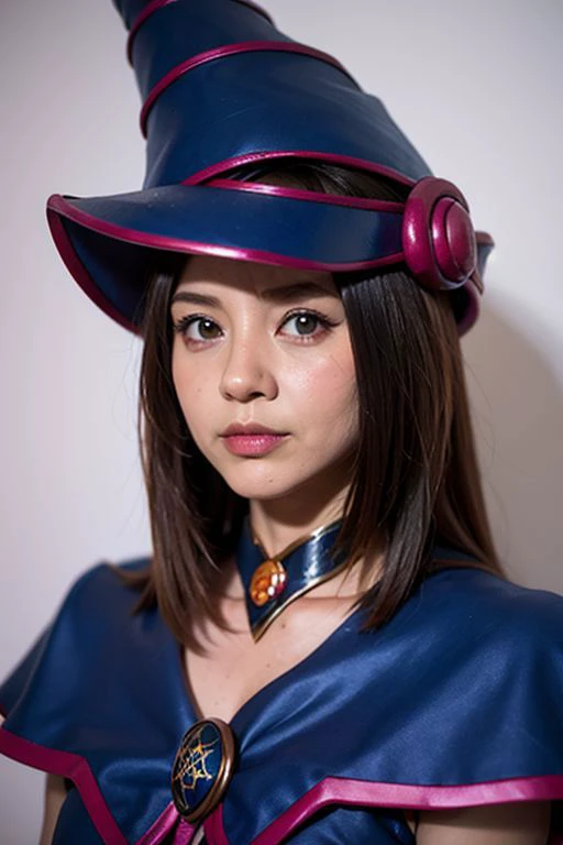 Upper body, portrait, dark magician girl