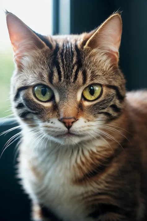 a highly realistic photo of HQCAT, <LORA:HQCAT:1.0>, realistic, natural lighting, post-processing, ultra realistic, highly detailed, very detailed, cinematic, hyper realistic, intricate scenery, sharp, photo by Annie Leibovitz, film, studio lighting, detailed skin, ultra realistic, bokeh, sharp features