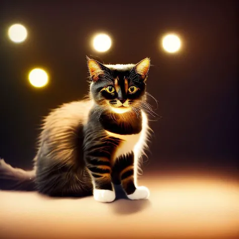 <lora:hqcat:1.0>, a cute photo of hqcat, (full body), photorealistic, highly detailed, studio lighting, bokeh, 8k