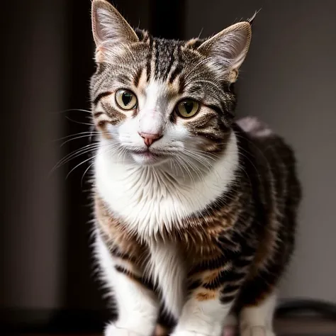 <lora:hqcat:1.0>, a cute photo of hqcat, (full body), photorealistic, highly detailed, studio lighting, bokeh, 8k