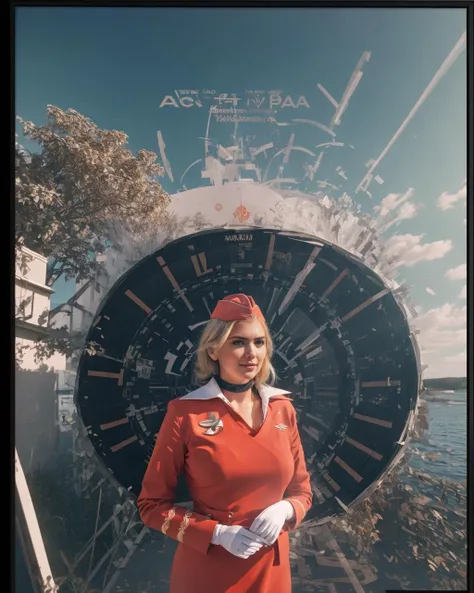 k4t3upt0nv1 (smiling:0.9) , hair flowing in the wind, (muted colors)
((photo from the side, head turned towards the camera):1.3)
<lora:aeroflot_2LYCO:1> (Stewardess, red uniform, garrison cap)
(surrounded by picture frame:1.2)
<lora:add_detail:0>
<lora:nvdreampunk:1> (nvdreampunk, abstract surrealism, abstract geometry) (close up)
(, (thin sexy woman:1.3) driving a Police car, Giant hair styled as French twist, inside of a Cathedral, tilt shift, Amusing, Neon Light, film grain, Phase One XF IQ4 150MP, Fish-eye Lens, Cold Colors, wallpaper, UHD, :0.9)