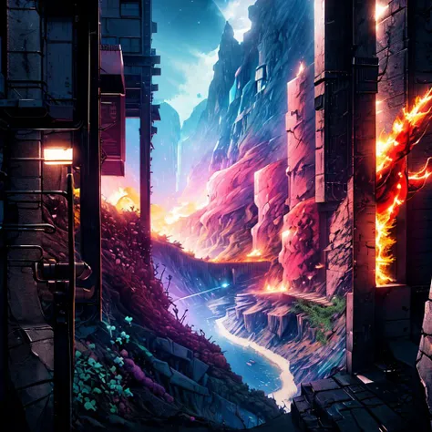 (realistic, best quality, masterpiece:1.2), (ultra-detailed:1.1), (art:1.1) , Intricate details, 8k, perspective, beautiful, night, neon (dragons:1.2), flying, (fire:1.1), lava, cloud, object, no humans, (solo focus:1.1), ad, item, splashes of color background, , <lora:20230530123038:1>,