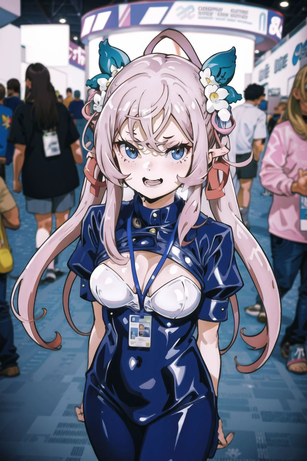 masterpiece, best quality,pov,1girl,anime coloring, animegao,v arms, cosplay,comic con,laughing,
<lora:h<-o+\U-cc-000010:0.5>