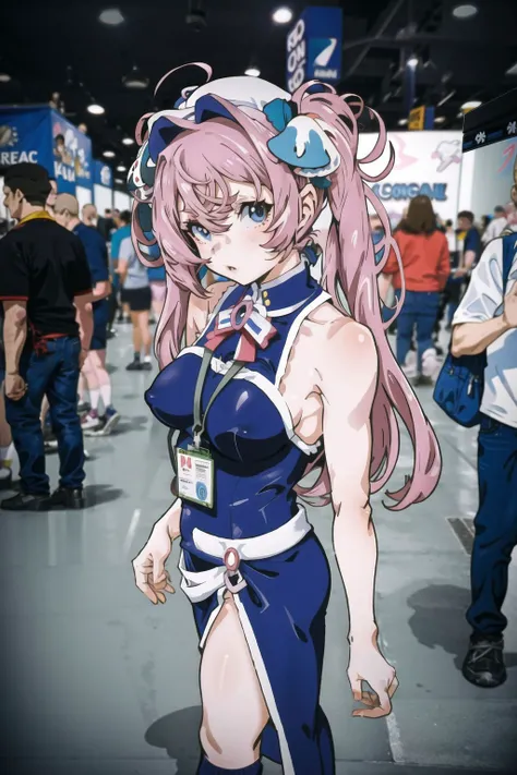 masterpiece, best quality,pov,1girl,anime coloring, animegao,v arms, cosplay,comic con,
<lora:h<-o+\U-cc-000010:0.5>