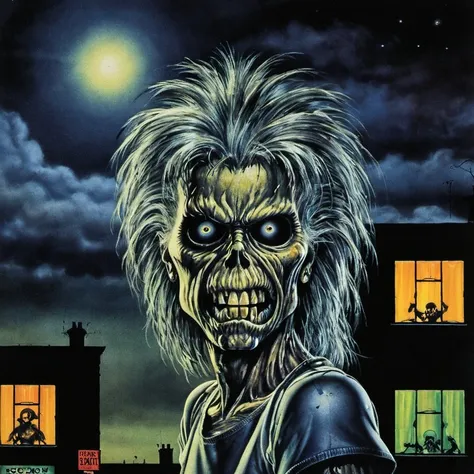 Surrealist art Dalle3 style, HDR photo of (cartoon monster), (extremely bright:1.1), an eye patch, close up, a painting of a monster-zombie, on a street at night, against the background of a nuclear explosion, Ozzy Osbourne album cover 1986, an airbrush painting, full color illustration
hmvi style,  skulls on pedestals, Nazareth album cover 1978
fantasy, crepuscular rays, art by Masamune Shirow, art by J.C. Leyendecker,
(natural colors face:1.5). High dynamic range, vivid, rich details, clear shadows and highlights, realistic, intense, enhanced contrast, highly detailed <lyco:Dalle3mixLoha:0.5> . Dreamlike, mysterious, provocative, symbolic, intricate, detailed
<lora:hmvi:0.6>