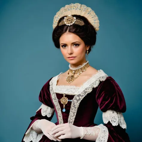 Photo of an actress dressed as a Victorian noblewoman, <lora:nidobrev_xl_1_standard_wo_cap_merger_15_63_79_04_03_03:1>