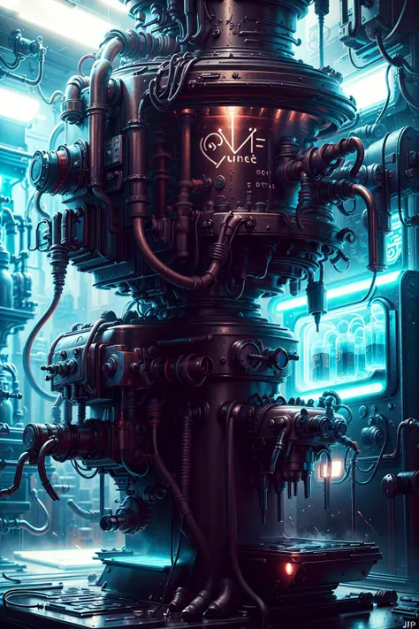 A coffee machine, in the style of BlueAP