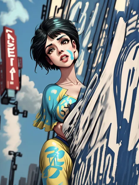 (vibrant colors), Bertalina from Cuba, medium (shoulder-length:1.2) straight [reddish-black:.3] hair, showstopping, strapping body, [turquoise and teal eyes, heterochromia], frock coat, cravat, and pocket watch, [mechapunk], dusk, (glowing eyes), [glowing hair] <lora:Dark_Shine:.33> <hypernet:sxzBloom_sxzBloom:.68> <lora:more_details:.71> <lora:Heterochromia_h4.v2:.3> <lora:IFE:.09>