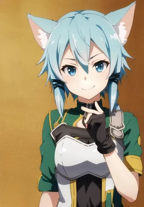 <lora:Sinon-ALO:0.8>, Sinon-ALO, smirk, (seductive, alluring, charming:1.3), beautiful, (highly detailed, high quality:1.3)