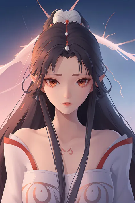 <lora:sanweihu:0.9>,sanweihu,1girl,solo,black hair,simple background,long hair,(detailed light), ((lightning in hand)),lightning surrounds,(((lightning chain))),, best quality , masterpiece, illustration, an extremely delicate and beautiful, extremely detailed ,CG,unity,8k wallpaper, Amazing, finely detail, masterpiece, best quality,official art,extremely detailed CG unity 8k wallpaper,absurdres, incredibly absurdres, huge filesize , ultra-detailed, highres, extremely detailed,beautiful detailed girl, extremely detailed eyes and face, beautiful detailed eyes,light on face,