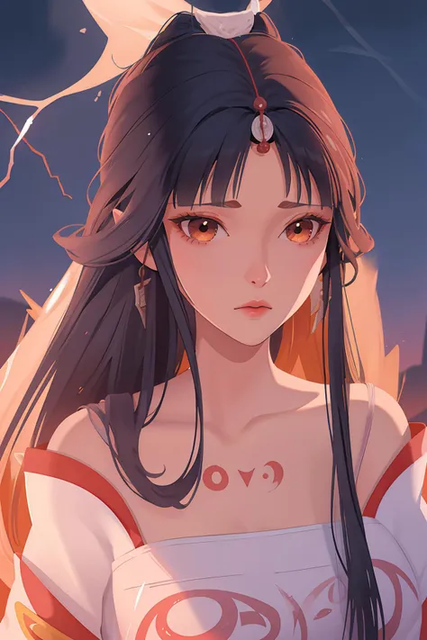 <lora:sanweihu:0.9>,sanweihu,1girl,solo,black hair,simple background,long hair,(detailed light), ((lightning in hand)),lightning surrounds,(((lightning chain))),, best quality , masterpiece, illustration, an extremely delicate and beautiful, extremely detailed ,CG,unity,8k wallpaper, Amazing, finely detail, masterpiece, best quality,official art,extremely detailed CG unity 8k wallpaper,absurdres, incredibly absurdres, huge filesize , ultra-detailed, highres, extremely detailed,beautiful detailed girl, extremely detailed eyes and face, beautiful detailed eyes,light on face,