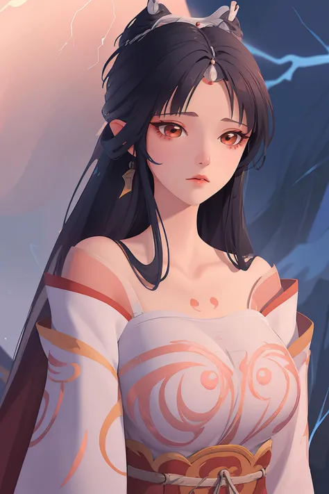 <lora:sanweihu:0.9>,sanweihu,1girl,solo,black hair,simple background,long hair,(detailed light), ((lightning in hand)),lightning surrounds,(((lightning chain))),, best quality , masterpiece, illustration, an extremely delicate and beautiful, extremely detailed ,CG,unity,8k wallpaper, Amazing, finely detail, masterpiece, best quality,official art,extremely detailed CG unity 8k wallpaper,absurdres, incredibly absurdres, huge filesize , ultra-detailed, highres, extremely detailed,beautiful detailed girl, extremely detailed eyes and face, beautiful detailed eyes,light on face,