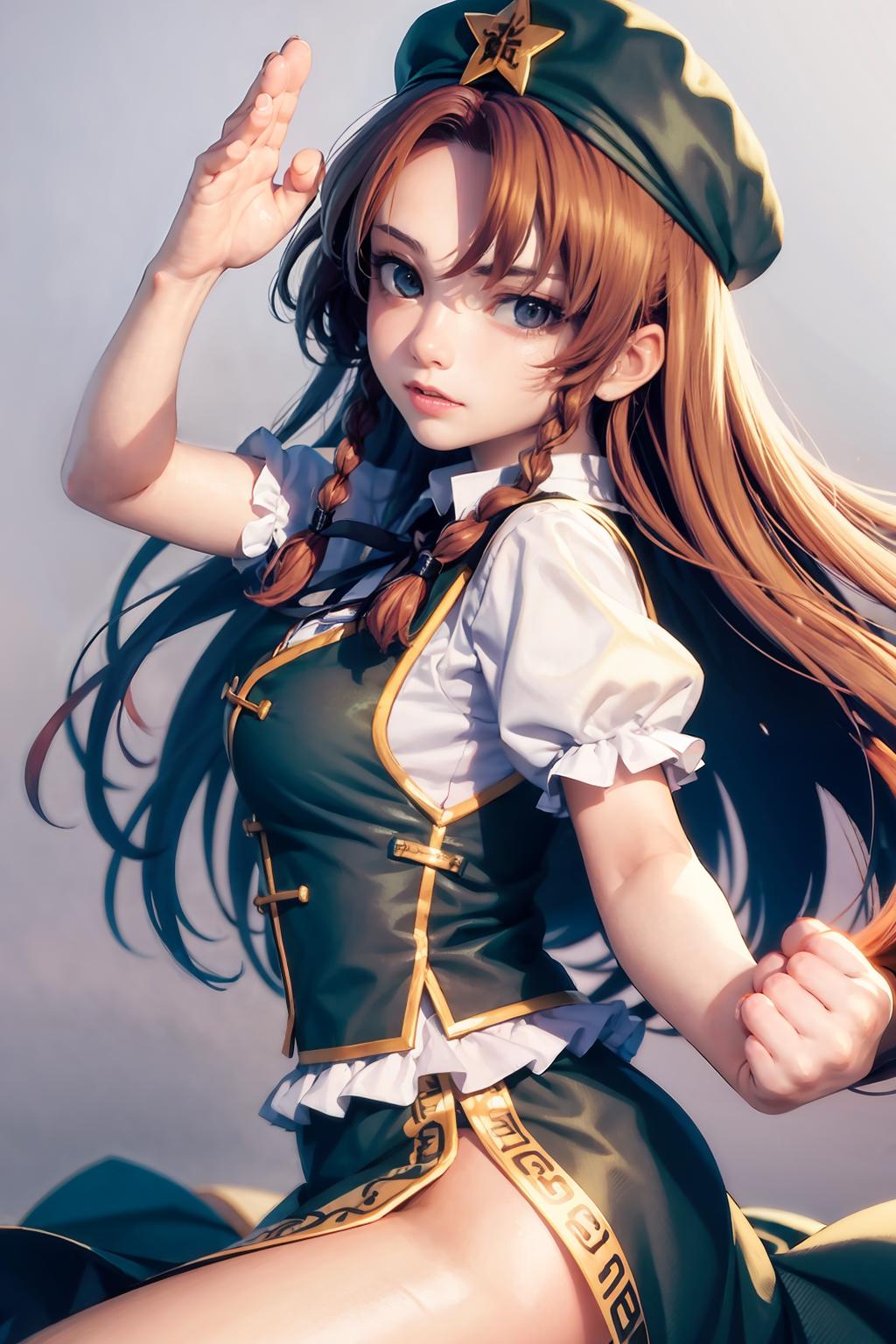 hong meiling (touhou) 红美玲 东方project v1.0
