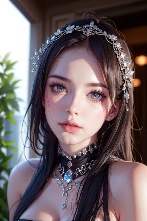 1 girl, (extreme skin luster: 1.4), (extreme light and shadow changes), (gorgeous costume: 1.5), (detailed face and eyes: 1.3), (shiny colored eyes: 1.5), intricate hair decoration.
(realism: 1.3), (extreme complexity: 1.2), (realistic photo: 1.3), (surrealism: 1.4), volumetric lighting, cinematic lighting, cinematic effects, portrait of a girl.
<lora:fashiongirl-lora-v4.5-32dim:0.3> <lora:baiyi-lora-v1-naivae-8ep-32dim:0.3> <lora:fashionGirl_v50:0.3>