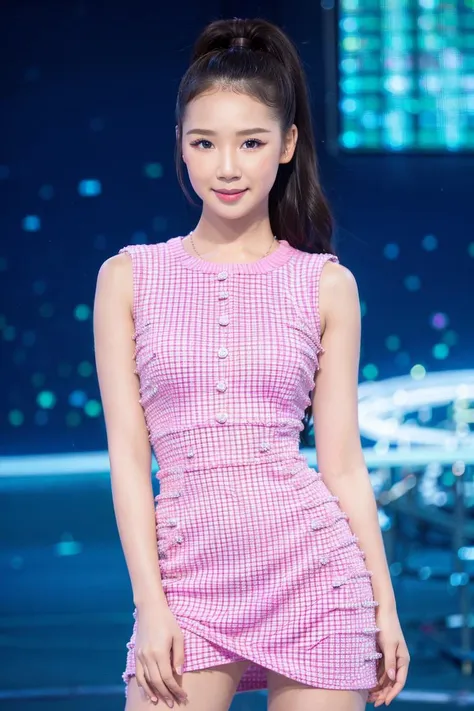 18-year-old girl, Ballet dress-up, closeup shot, k hd.stage lighting