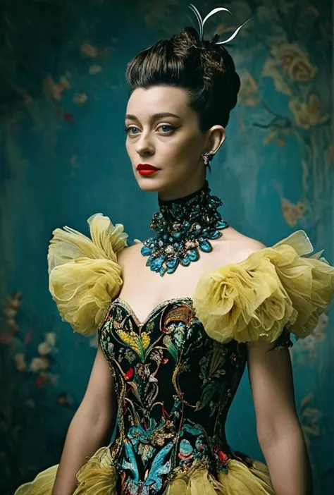 Color photo ((haute couture fashion dress designed by Dr Seuss and Salvador Dali))(deep blacks)(evocative depth of field)(absolute sharpness)
<lora:LCM-LoRA-XL_V1:0.21>
<lora:SDXLHighDetail_v5:0.3>
<lora:MJ52:.6>
<lora:JuggerCineXL2:.6>
<lora:AzaleaXL2:.9>
<lora:DetailedEyes_V3:.9>
