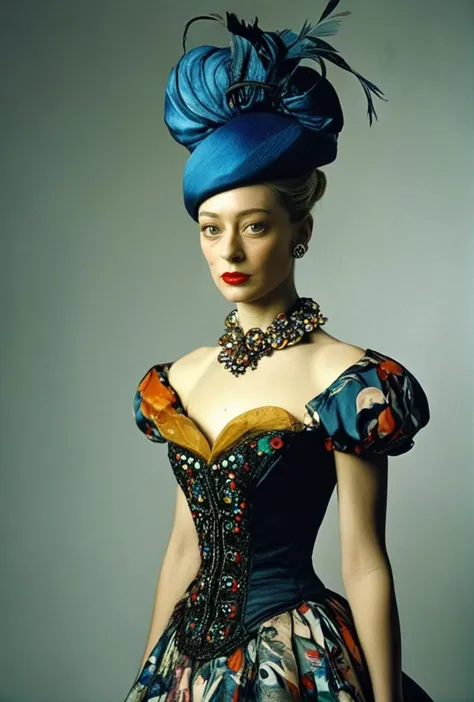 Color photo ((haute couture fashion dress designed by Dr Seuss and Salvador Dali))(deep blacks)(evocative depth of field)(absolute sharpness)
<lora:LCM-LoRA-XL_V1:0.21>
<lora:SDXLHighDetail_v5:0.3>
<lora:MJ52:.6>
<lora:JuggerCineXL2:.6>
<lora:AzaleaXL2:.9>
<lora:DetailedEyes_V3:.9>