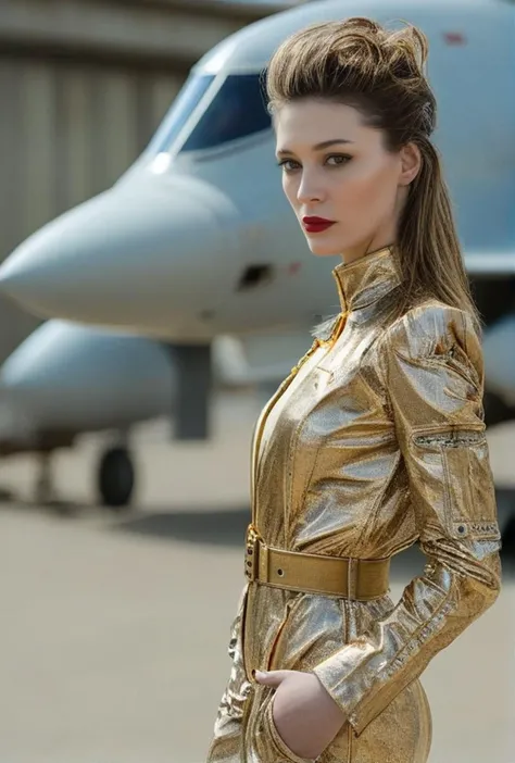 Color photo ((female air force missileer in haute couture fashion designed by Ye SaintLaurent and American Apparel)(deep blacks)(evocative depth of field)(absolute sharpness)
<lora:LCM-LoRA-XL_V1:0.21>
<lora:SDXLHighDetail_v5:0.3>
<lora:MJ52:.6>
<lora:JuggerCineXL2:.6>
<lora:AzaleaXL2:.9>
<lora:DetailedEyes_V3:.9>