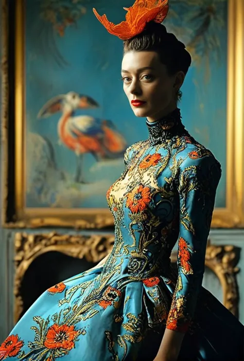 Color photo ((haute couture fashion dress designed by Dr Seuss and Salvador Dali))(deep blacks)(evocative depth of field)(absolute sharpness)
<lora:LCM-LoRA-XL_V1:0.21>
<lora:SDXLHighDetail_v5:0.3>
<lora:MJ52:.6>
<lora:JuggerCineXL2:.6>
<lora:AzaleaXL2:.9>
<lora:DetailedEyes_V3:.9>