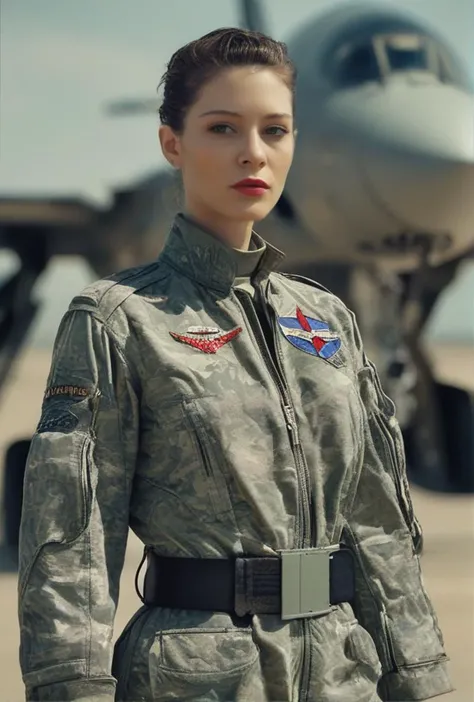 Color photo ((female air force missileer in haute couture fashion designed by Ye SaintLaurent and American Apparel)(deep blacks)(evocative depth of field)(absolute sharpness)
<lora:LCM-LoRA-XL_V1:0.21>
<lora:SDXLHighDetail_v5:0.3>
<lora:MJ52:.6>
<lora:JuggerCineXL2:.6>
<lora:AzaleaXL2:.9>
<lora:DetailedEyes_V3:.9>