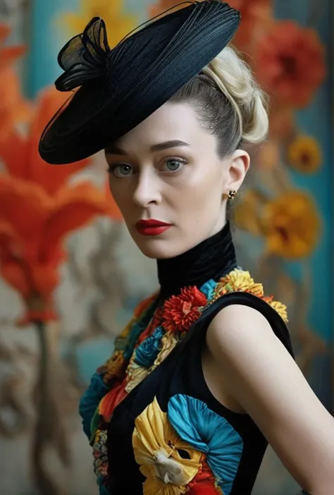Color photo ((haute couture fashion dress designed by Dr Seuss and Salvador Dali))(deep blacks)(evocative depth of field)(absolute sharpness)
<lora:LCM-LoRA-XL_V1:0.21>
<lora:SDXLHighDetail_v5:0.3>
<lora:MJ52:.6>
<lora:JuggerCineXL2:.6>
<lora:AzaleaXL2:.9>
<lora:DetailedEyes_V3:.9>