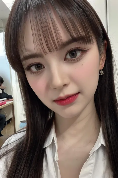 <lora:MashiroV2-09:1>,Mashiro,(8k, best quality, masterpiece:1.2), (realistic, photo-realistic:1.37),best quality,masterpiece,unity,an extremely delicate and beautiful,extremely detailed,Amazing,finely detail,masterpiece,best quality,official art,absurdres,incredibly absurdres,huge white shirt, filesize,ultra-detailed,highres,extremely detailed,beautiful detailed girl, slim body, natural light, extremely detailed eyes and face,beautiful detailed eyes, looking at viewer, 1girl, ((full body)), solo, long hair,((bangs)),<lora:more_details:0.85>, smile