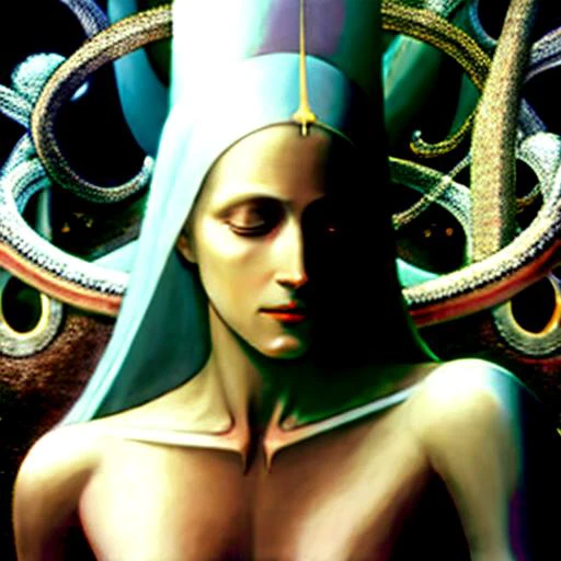 illustration depicting the concept of the mysterious and inexpressible background that gives meaning to what can be expressed (cosmicnouveau:0.2)
