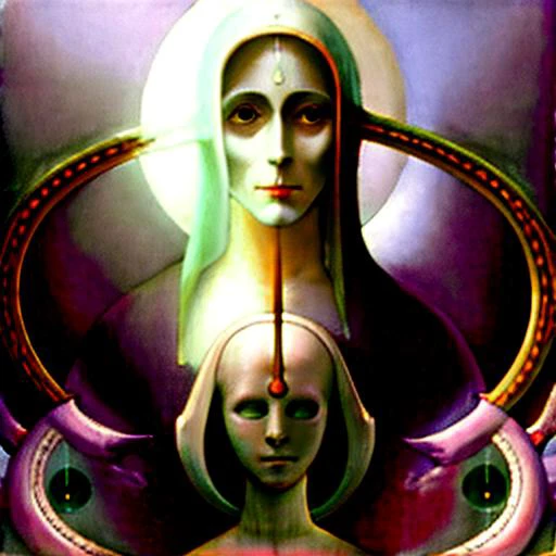 illustration depicting the concept of the mysterious and inexpressible background that gives meaning to what can be expressed (cosmicnouveau:0.2)