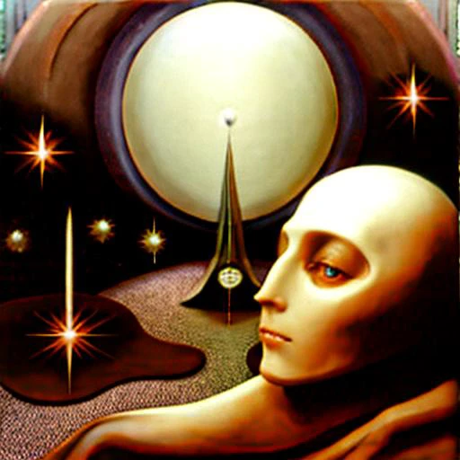 illustration depicting the concept of the mysterious and inexpressible background that gives meaning to what can be expressed (cosmicnouveau:0.2)
