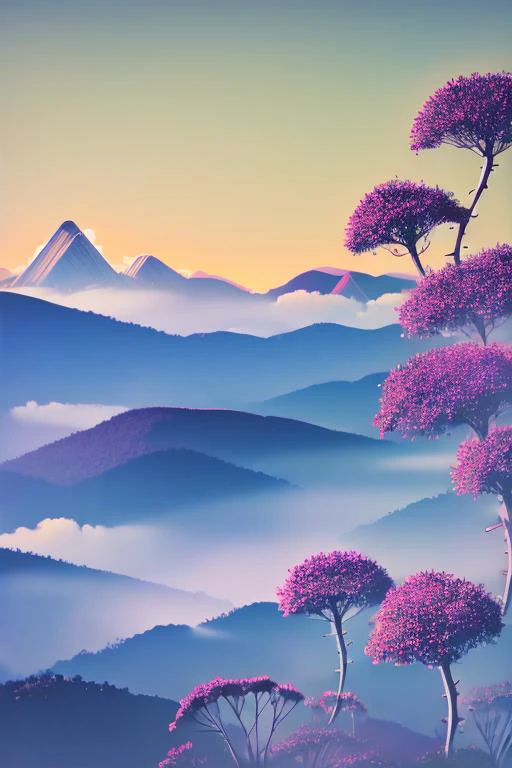 a The Fool stands at the center, a figure full of innocence and wonder, ready to embark on a new journey, a small dog barking at his feet. Surrounding the Fool are swirling patterns and shapes, reminiscent of a kaleidoscope, representing the endless possibilities that await.In the background, there are mountains rising up to meet the sky, with their peaks lost in the clouds. The mountains symbolize the challenges that lie ahead, while the clouds represent the unknown and the mystical.The colors used are bright and cheerful, with a mix of warm and cool tones. The Fool is dressed in a bright green outfit, with a feathered cap on their head, symbolizing their connection to nature and their freedom of spirit. The surrounding shapes and patterns are in various shades of pink, purple, blue, and yellow, evoking a sense of joy and playfulness. The lighting is soft and diffused, creating a dreamy and otherworldly atmosphere. The overall effect is one of hope, optimism, and the excitement of embarking on a new journey, filled with endless possibilities. by josangonzalez GnosticOutsider evreka15 <lora:popularTrainedOnTheMost_v10 (1):1> <lora:Moxin_Shukezouma11:0.8>, archetypal, symbolic, Occult Art by Frieda Harris, Carl Jung, JFC Fuller, William Baziotes, Dali, The image depicts a dynamic, fluid, and ever-changing landscape, representing the idea of "rhizomatic movement" as proposed by Gilles Deleuze and Felix Guattari. The image shows a landscape of interconnected lines, shapes, and colors that represent the idea of a non-hierarchical, dynamic, and ever-evolving system of thought and understanding. The background is abstract and minimalistic, with an emphasis on the theme of interconnectedness and interdependence, using elements such as geometric shapes, vibrant colors, and dynamic lines to convey the idea of a fluid, ever-changing system. The image is intended to evoke feelings of curiosity, inspiration, and understanding, reflecting the idea that the world is not a static and hierarchical structure but rather a dynamic and interconnected network of ideas. The main visual artists to reference for this image would be Sol LeWitt, Yayoi Kusama and Jenny Holzer. The artistic techniques and methods used in the image would include minimalism, geometric shapes, and the use of contrasting colors and compositions to create a sense of depth and complexity. The color palette would primarily consist of bright and vibrant colors, with a focus on reds, yellows, and blues to convey a dynamic and energizing atmosphere. The lighting would be bright and dynamic, with an emphasis on the interconnected lines and shapes as sources of light. The angle of the shot would be frontal, to further emphasize the complexity and interconnectedness of the scene. The digital medium will be used to create this image, and the three professional-grade software programs that would be useful in creating this image would be Autodesk Maya, Adobe Illustrator and Adobe After Effects. The post-processing techniques recommended for this image would include animation, motion graphics and compositing to enhance the dynamic and interconnected atmosphere. The