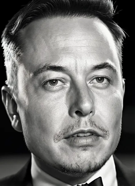 A 1930s professional photograph of sks person, ((detailed face)), (High Detail), Sharp, 8k, ((bokeh)), <lora:locon_elon_v1_from_v1_64_32:1.25>