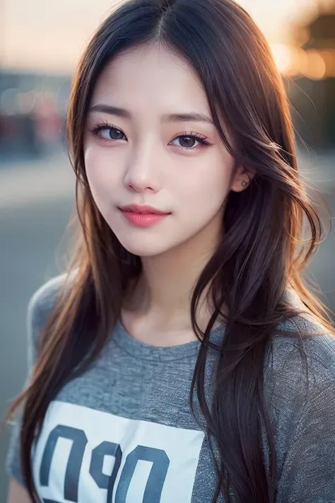 dressed, (photo realistic:1.4), (hyper realistic:1.4), (realistic:1.3),
(smoother lighting:1.05), (increase cinematic lighting quality:0.9), 32K,
1girl,20yo girl, realistic lighting, backlighting, light on face, ray trace, (brightening light:1.2), (Increase quality:1.4),
(best quality real texture skin:1.4), finely detailed eyes, finely detailed face, finely quality eyes,
(joy, blush), (tired and sleepy and smile), t-shirts, cowboy shot,(pureerosface_v1:0.6)
<lora:koreandolllikenessV20_v20:0.3>