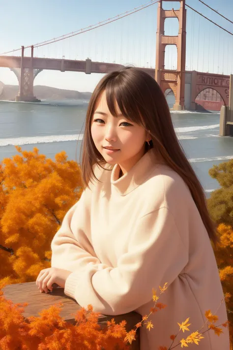 1girl, (art by Alexandre Benois:0.7) and (Theodor Kittelsen:0.9) , grand Spray paint style, (Lavender theme:0.7) , Portrait of a Olive Green and Rust ([Clam:The Golden Gate Bridge:3]:1.3) , the Clam is very Elderly and Dried, Ming Dynasty background, lush foliage and city street, Stars in the sky, horizon-centered, Fine art, Joyful, Arte Povera, Ethereal Lighting, 35mm, Polychromatic, Digital distortions, Cream splash, hyperdetailed, Highres