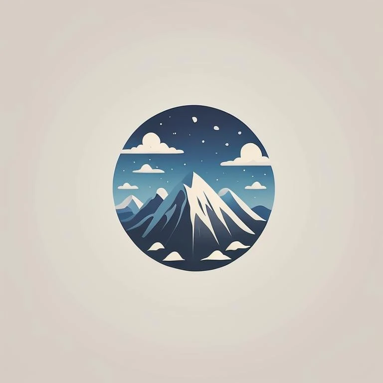 shadow flat vector art,logo, Logo of mountain, hike, modern, colorful,LogoRedAF ,<lora:LogoRedmond15V-LogoRedmAF-Logo:1>,simple background,