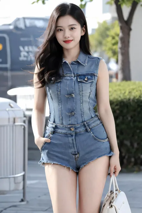 1 beautiful woman,,blonde hair,smile,broadwalk,<lora:DETAIL_SLIDER_BY_STABLE_YOGI:0.8>,<lora:NOISEOFFSET_BY_STABLE_YOGI:0.5>,<lora:Denim Shorts by Stable Yogi:0.9>,denim shorts,