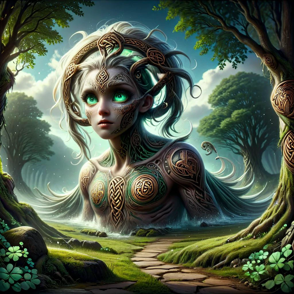 Surrealistic style with dreamlike and fantastical elements, distorted reality, unexpected juxtapositions, and imaginative scenes, celtic, Fabric
Phasmid Calcite Unrelenting Dread, dreamlike, fantastical, distorted reality, unexpected juxtapositions, imaginative, whimsical, absurd, surreal, subconscious