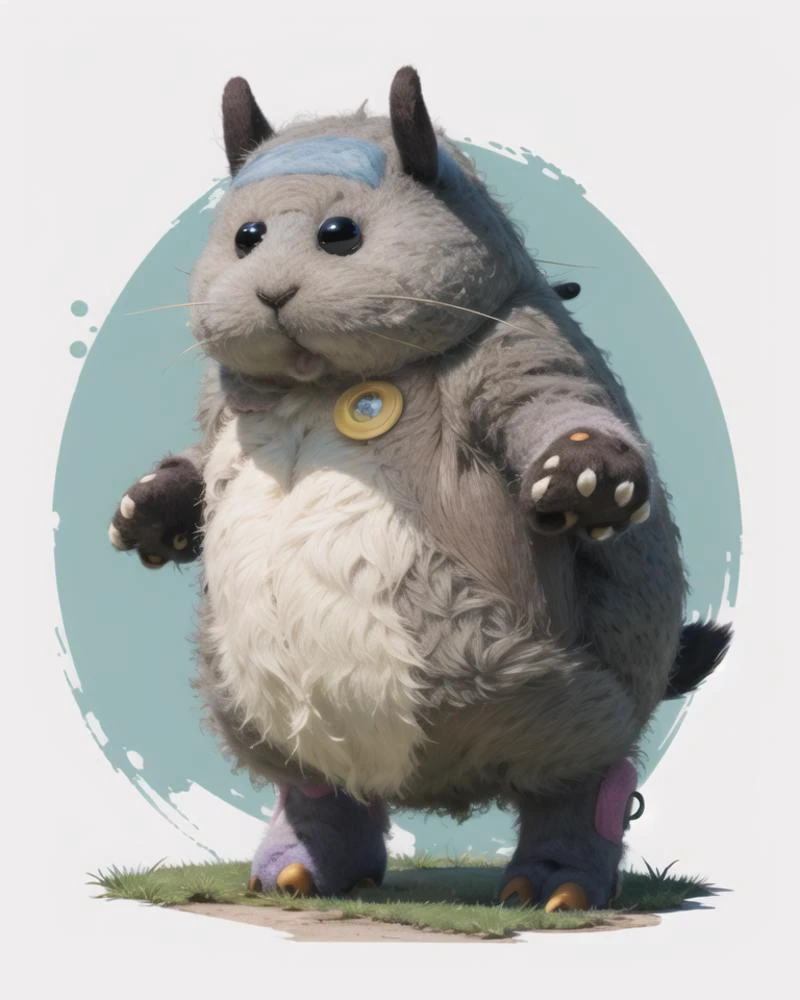 (tonari no totoro:1.0), animal foot, animal hand, pad,
<lora:MolCarStyle:1.0>, (MolCarStyle:1.0), (animal),