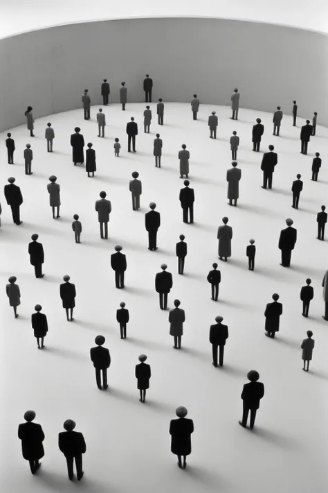 <lora:Gilbert Garcin Style:1>Gilbert Garcin Style - simple symbolic representation of the film alphaville